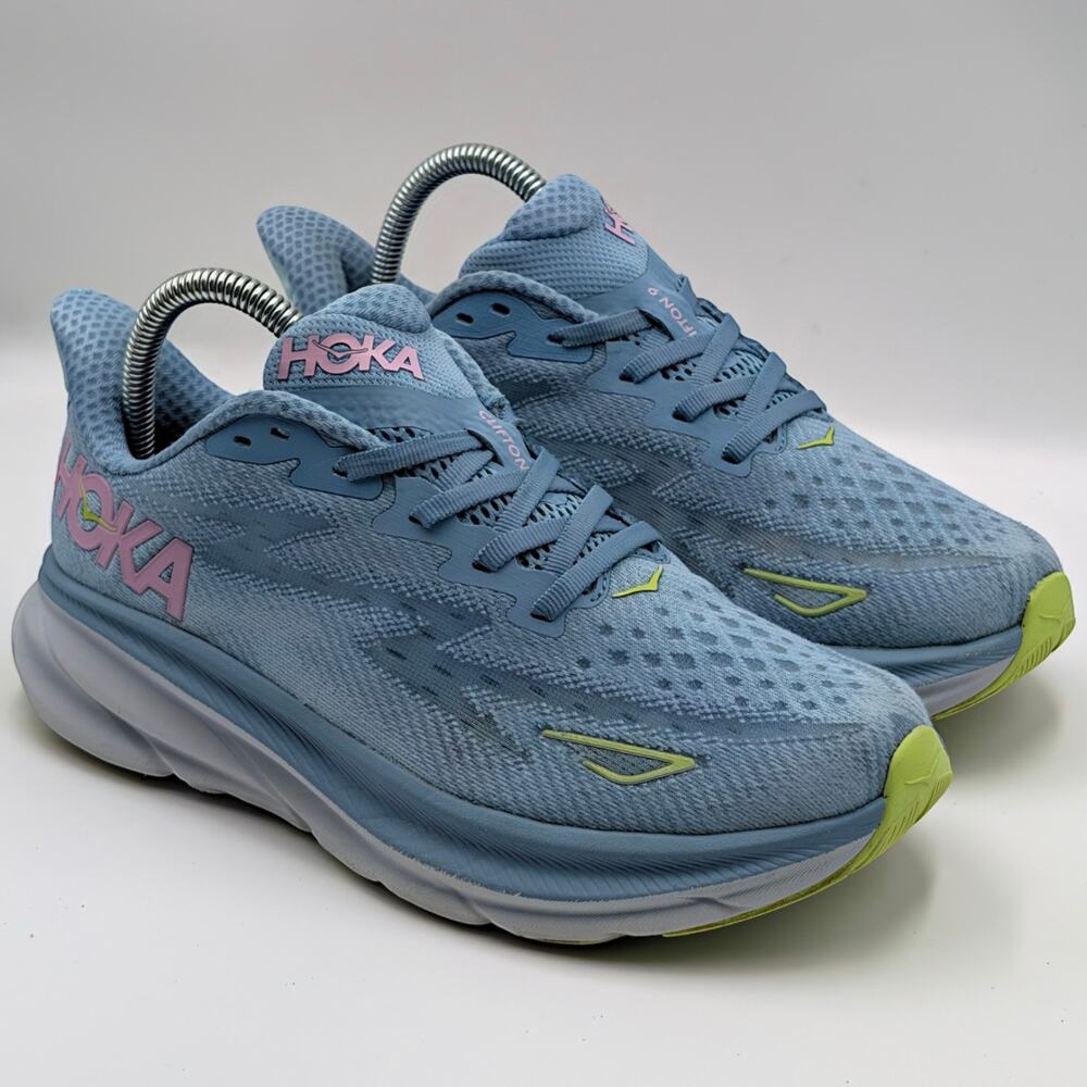Hoka One One Clifton 9 Dusk Pink Twilight Womens 7D Wide (UK 5.5) Running Shoes
